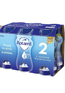 Aptamil 2 Follow On Baby Milk Ready to Feed 200ml