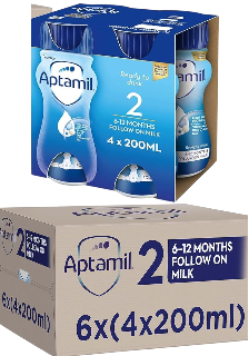 Aptamil 2 Follow On Baby Milk Ready to Use x 24