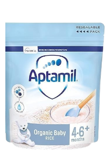 Aptamil Baby Rice Cereal, 4-6+ Months, 100g