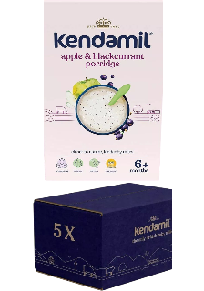 Kendamil Apple & Blackcurrant Porridge 5 x 150g