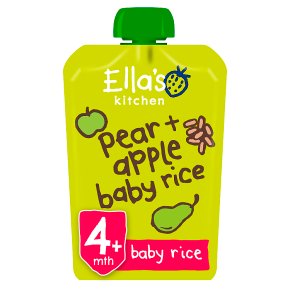 Ella's Ktchen Pears Apples + Baby Rice