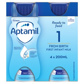 Aptamil 1 First Infant Milk 4 x 200ml