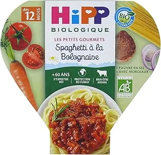 HiPP Les Petits Gourmets Bolognese Spaghetti over 12 Months Organic 230g