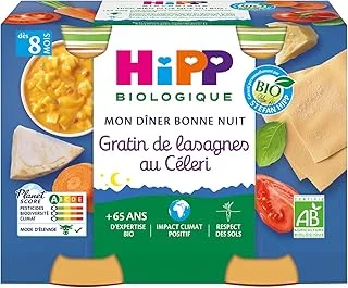 HiPP My Good Night Dinner Celery Lasagna Gratin from 8 Months Organic 2 Jars