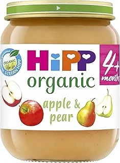HiPP Organic Apple and Pear Baby Food Jar 4+ Months- 125g