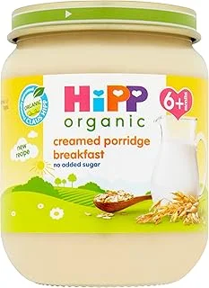 HiPP Organic Creamed Porridge Breakfast Baby Food Jar 6+ Months- 125g