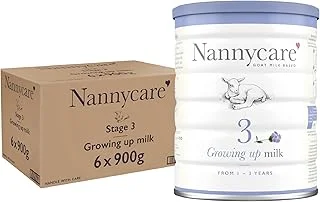Nannycare Stage 3 Goat Milk Growing up Formula for 1-3 years, 900g x 6 - Image 3